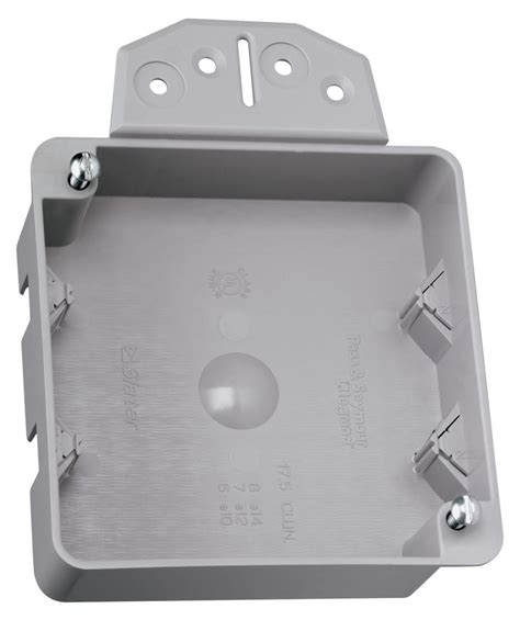 4 square metal concrete box|shallow 4 square electrical box.